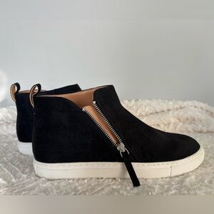 J. Crew Factory Faux-Suede High Top Sneakers Size 9